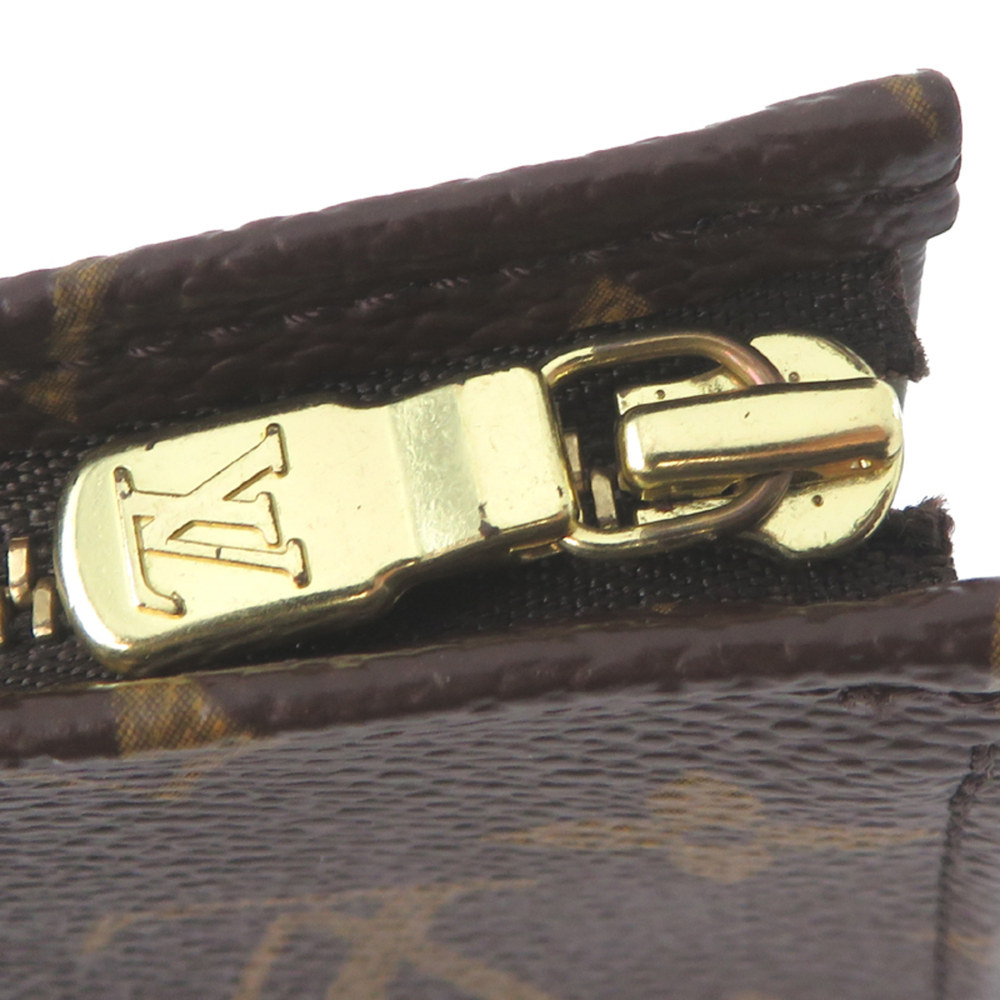 LOUIS VUITTON Authentic Brown Monogram Pouch - Picture 8 of 9